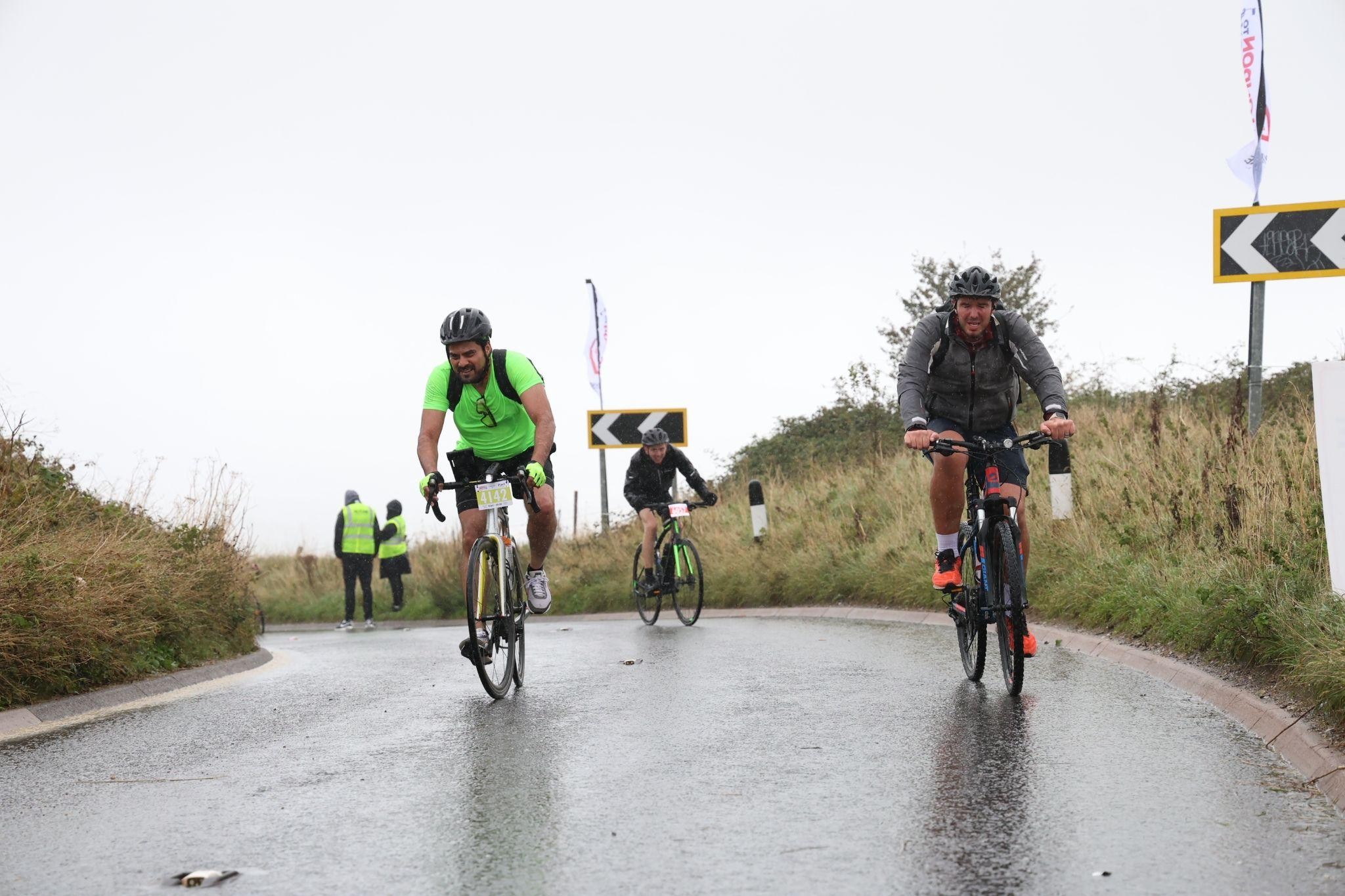 Muzamil Tahir London to Brighton cycle ride
